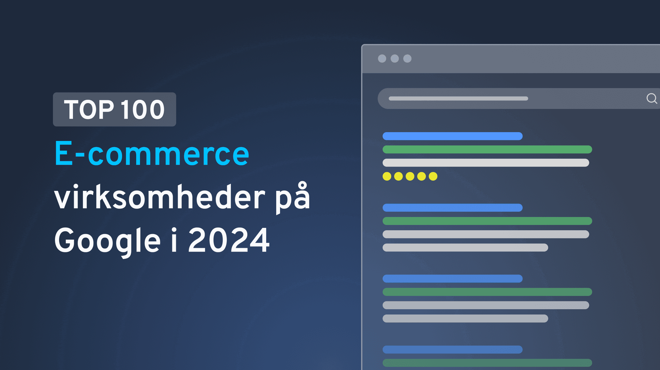 Top 100 e-commerce virksomheder i 2024