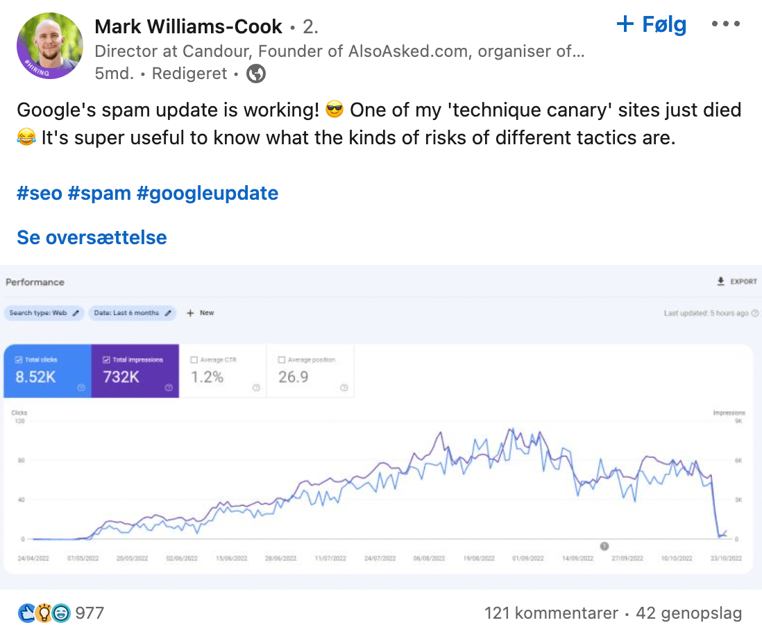 spam eksempel på auto-genereret indhold